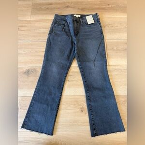 Madewell kick out crop size 30